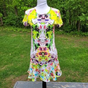 Prabal Gurung for Target Tropical Floral T-shirt Dress size S/P